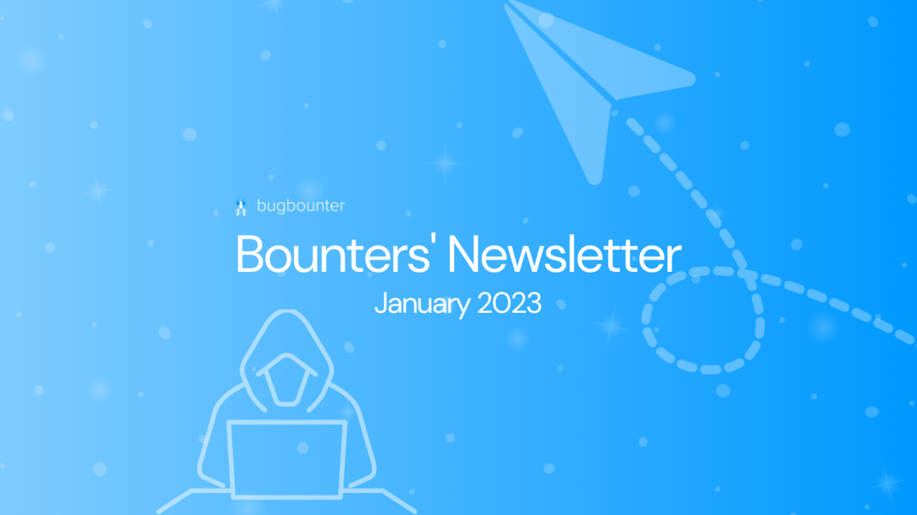 BugBounter Community Newsletter January 2023 Banner
